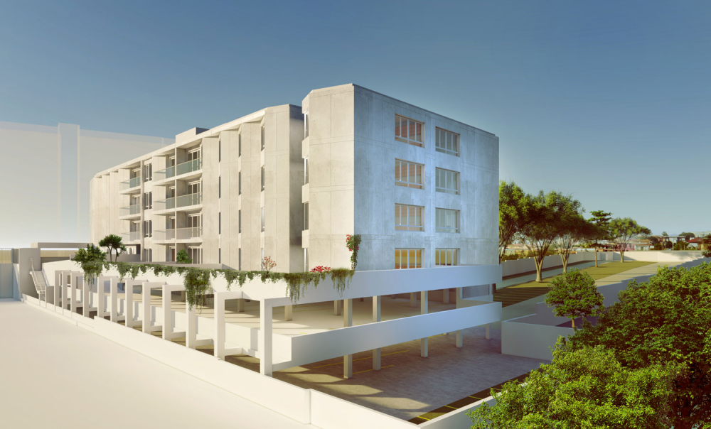 Edifício de apartamentos em Paranhos - perspectiva