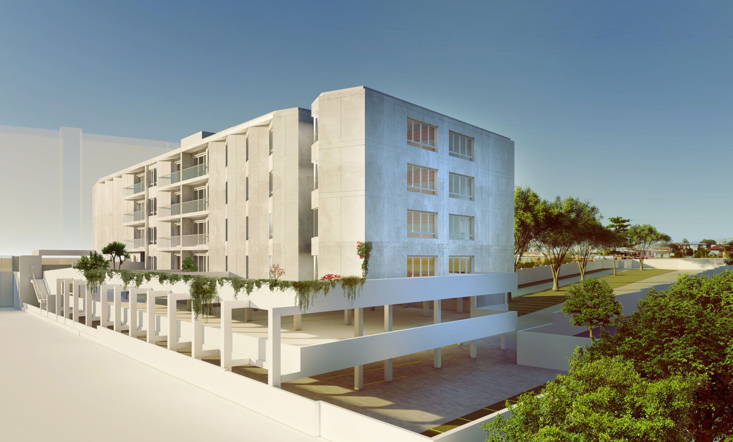 Edifício de apartamentos em Paranhos - perspectiva