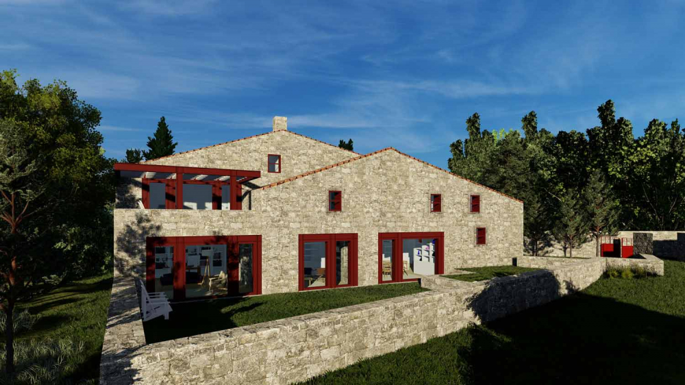 Casa na aldeia Nova - reconversão de casa rural para habitação confortável