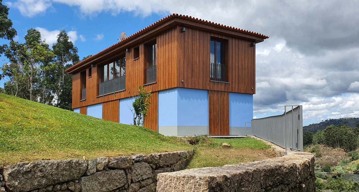 Casa na Barca Nova - vista geral de enquadramento.