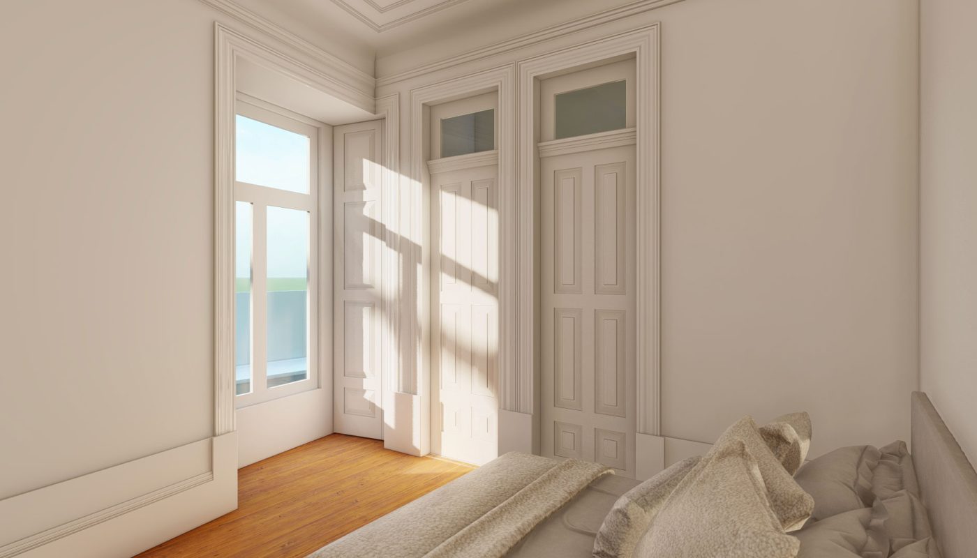 Apartamento em prédio demodelado em Cedofeita