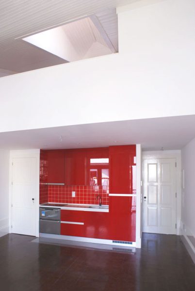 Vista interior de um apartamento