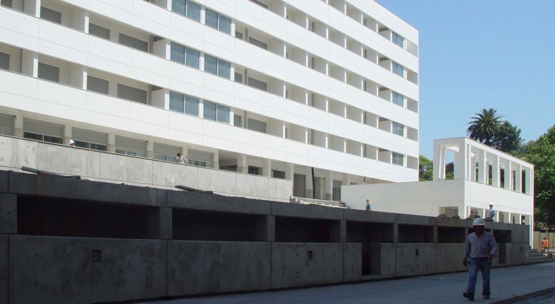 Conjunto Residencial na Quinta do Choupelo - vista de uma fachada
