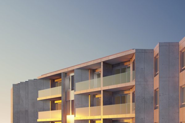 Edifício de apartamentos em Paranhos - vista nascente