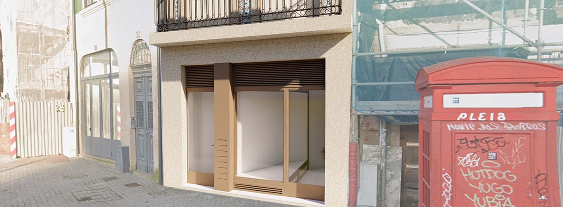 Apartamentos e loja na Sé